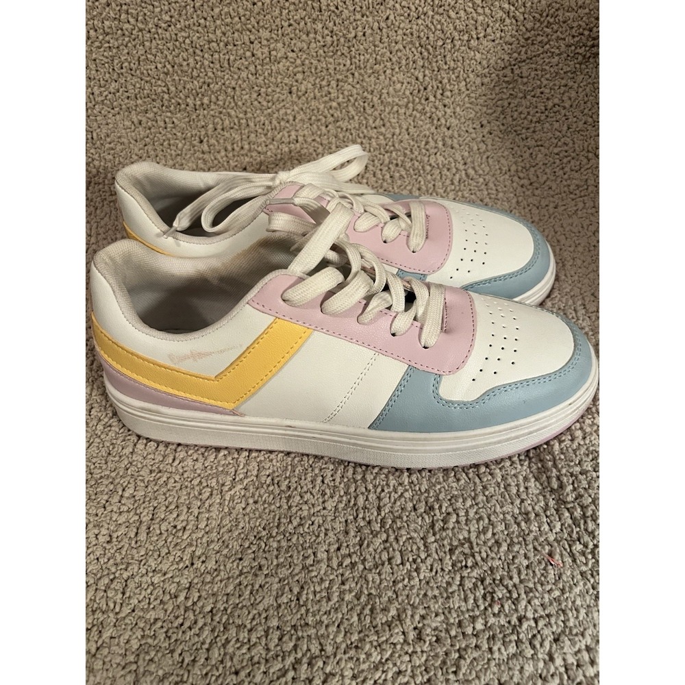 Women's Size 9 - Pony City Wings Low Top Multicolor Pastel Sneakers Shoes